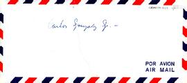Sobre postal para Carlos González Gartland