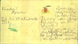 Copia digital de carta de Horacio Miguel Pietragalla a su madre