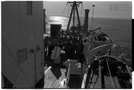 Fotografía de misa en Islas Malvinas