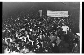 Fotografía de manifestación de la Alianza Libertadora Nacionalista