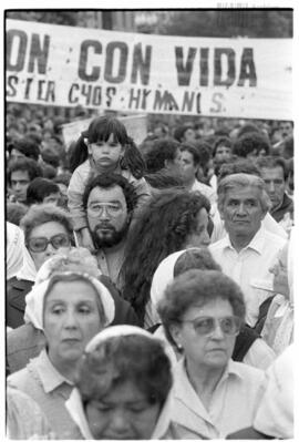 Fotografía de la Marcha de la Resistencia de 1985