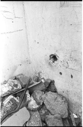 Fotografía de reconocimiento del Centro Clandestino de Detención Comando V Cuerpo de Ejército