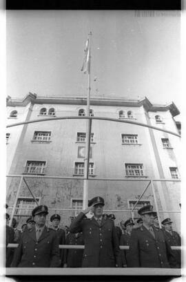 Fotografía de la asunción de  Cristino Nicolaides al frente del Primer Cuerpo de Ejército