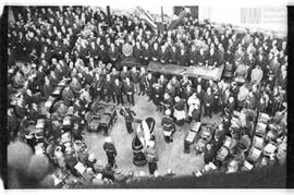 Fotografía de velatorio de Juan Domingo Perón