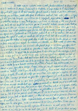 Carta de Eduardo Adolfo Capello a su cuñada