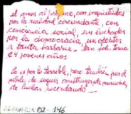 Anotación de Celia Jinkis de Korsunsky
