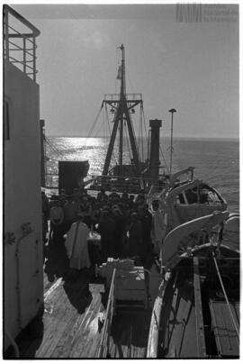 Fotografía de misa en Islas Malvinas