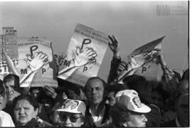Fotografía de la movilización popular de desagravio a Juan Domingo Perón