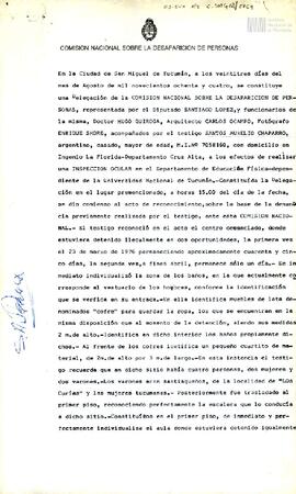 Actas de procedimientos de Departamento de Educación Física de la Universidad Nacional de Tucumán