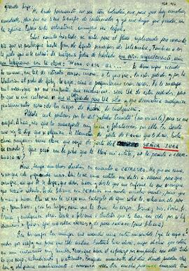 Carta de Eduardo Adolfo Capello a su hermano, Jorge Antonio Capello