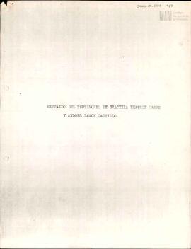 Extracto del testimonio de Graciela Beatriz Daleo y Andrés Ramón Castillo