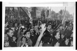 Fotografía de manifestación de la Confederación General del Trabajo
