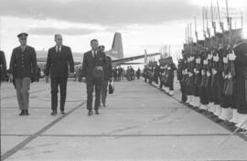 Fotografía de visita del general Juan Carlos Onganía