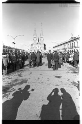 Fotografía de la visita a la Argentina del Papa Juan Pablo II