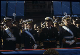 Fotografía de acto oficial de la dictadura cívico militar