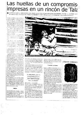 Fotocopia de un artículo escrito por la CTA sobre Gilda Vargas