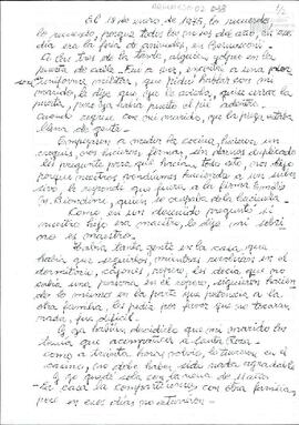 Relato de un operativo policial