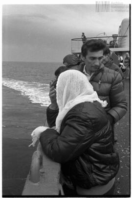 Fotografía de misa en Islas Malvinas
