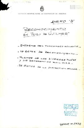 Actas de procedimientos de Pozo de Quilmes