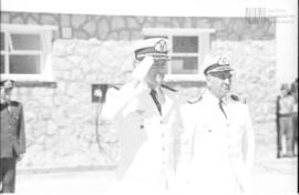 Fotografía de ceremonia de asunción del jefe de la Base Almirante Zar
