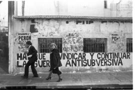 Fotografía de pintada callejera