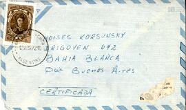 Carta de Eduardo Korsunsky a su mamá, papá y hermanas