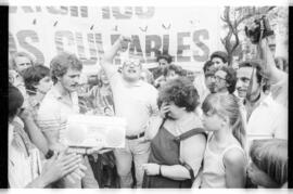 Serie de Fotografías de manifestación el día de la sentencia del Juicio a las Juntas