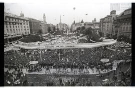 Fotografía de celebración del 1° de mayo