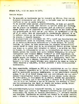 Cartas y anotaciones de Carlos González Gartland