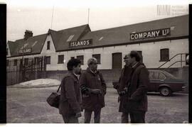 Fotografía del desembarco Argentino en el marco de la guerra de Malvinas