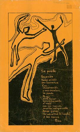 Volante con reproducción de obra de Raquel Pumilla