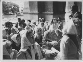 Fotografía de Madres de Plaza de Mayo en Tribunales