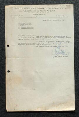 Subserie Comunicaciones de la Intervención de Monte Redondo