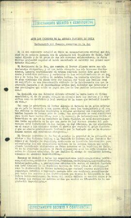 Anexo 9 de informe o parte de inteligencia con declaración del Consejo Argentino de la Paz