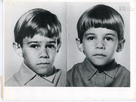 Fotografía de los mellizos Gonzalo y Matías Reggiardo Tolosa
