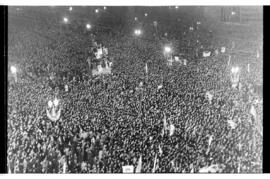 Fotografía de manifestación por la promulgación del voto femenino