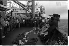 Fotografía de misa en Islas Malvinas