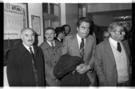Fotografía del acto de asunción de Mario Benjamín Menéndez