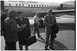Fotografía de Jorge Rafael Videla y Alfredo Saint Jean