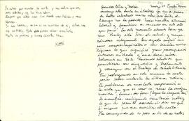 Carta de Raquel para Celia Kinkis de Korsunsky y Moisés Korsunsky