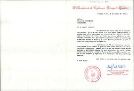 Carta del Presidente de la Conferencia Episcopal Argentina a Celia Jinkis de Korsunsky