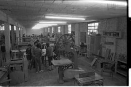 Fotografía del taller de Carpinteria de la Escuela Técnica Dr. Osvaldo Magnasco