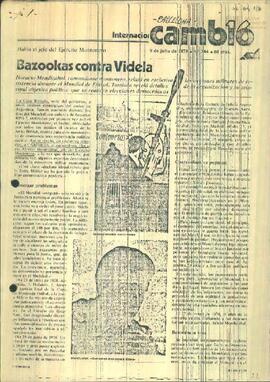 Artículo "Bazookas contra Videla"