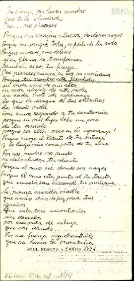 Poema escrito por Celia Jinkis de Korsunsky