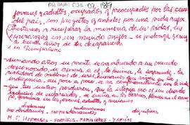Anotación de Celia Jinkis de Korsunsky