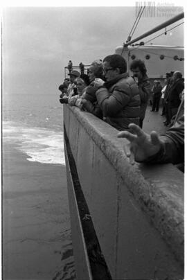 Fotografía de misa en Islas Malvinas