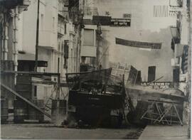 Fotografía de barricada