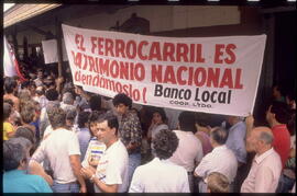 Fotografía de la Coordinadora Intersindical del Ferrocarril Sarmiento