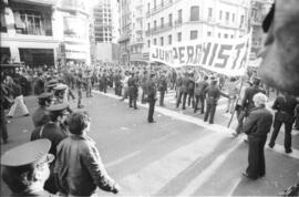 Fotografía del paro y movilización de la Confederación General del Trabajo (CGT) Brasil