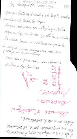 Anotación de Celia Jinkis de Korsunsky